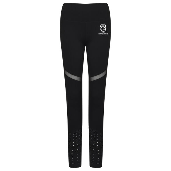 30 Rounds Military Fitness  - Ladies Panelled Leggings Thumbnail