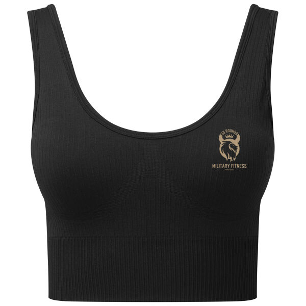 30 Rounds Military Fitness  - Ribbed Seamless 3D Fit Multi-Sport Bra Thumbnail