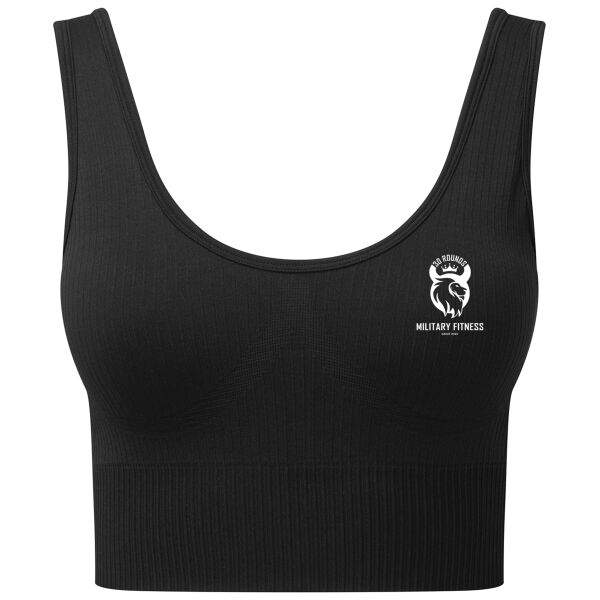 30 Rounds Military Fitness  - Ribbed Seamless 3D Fit Multi-Sport Bra Thumbnail