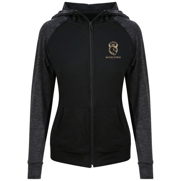 30 Rounds Military Fitness  - Girlie Contrast Zoodie Thumbnail