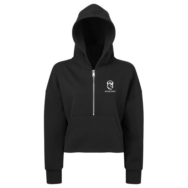 30 Rounds Military Fitness  - Women's 1/2 zip hoodie Thumbnail